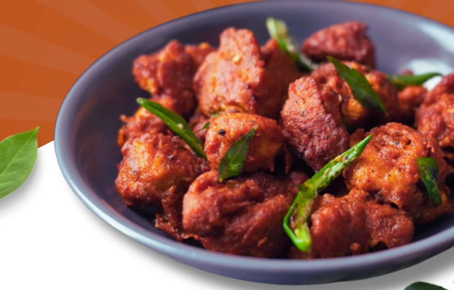 Delicious Chicken 65 dish at Masala Tree Edmonton in Edmonton, AB